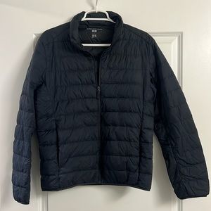 Black Uniqlo Ultra Light Down Jacket